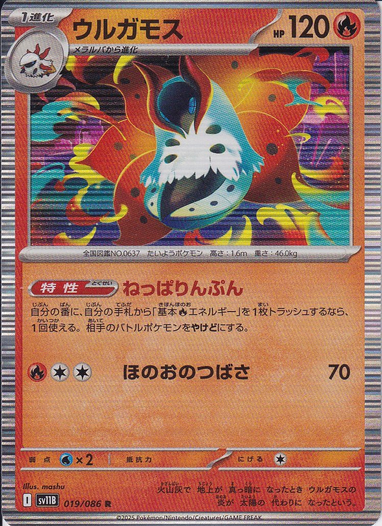 ウルガモス [R_019/086_SV11B]