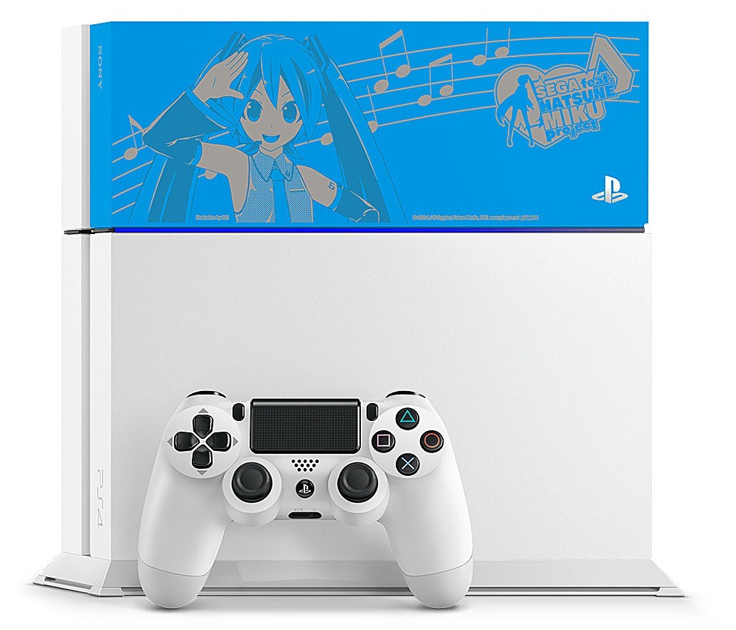 PlayStation4 初音ミク -Project DIVA- スペシャルパック SEGA feat. HATSUNE MIKU Project ver. グレイシャー・ホワイト 500GB