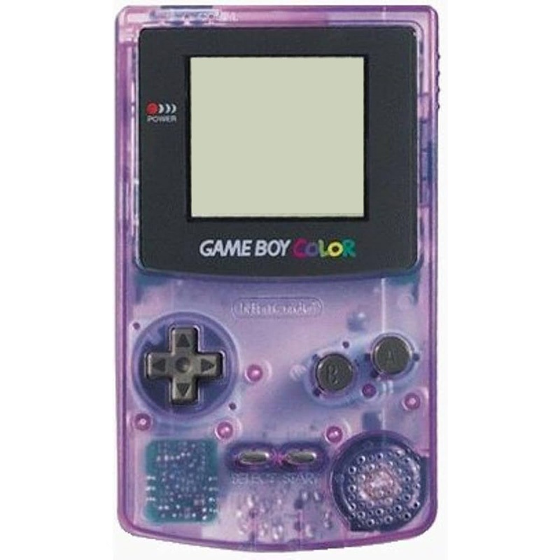 ゲームボーイカラー クリアパープル