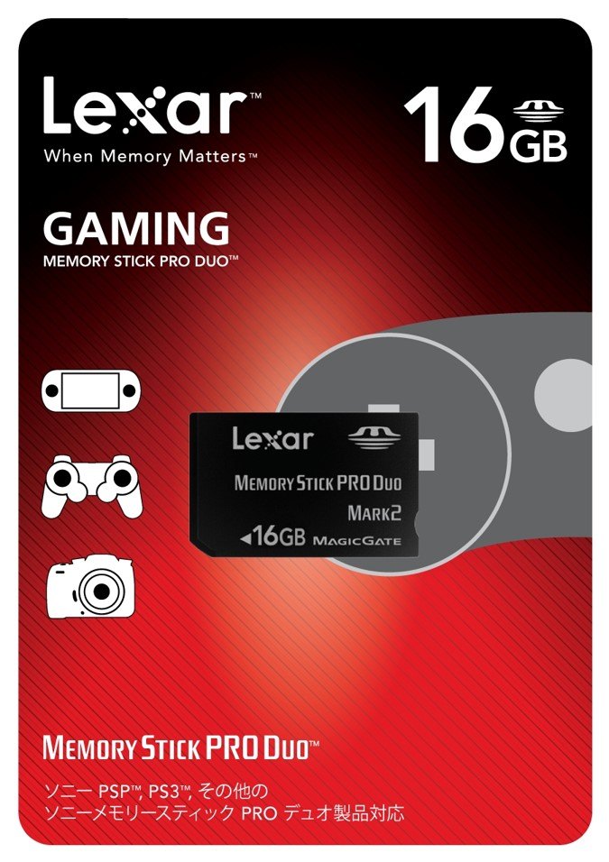 LEXAR メモリースティック PRO デュオ 16GB