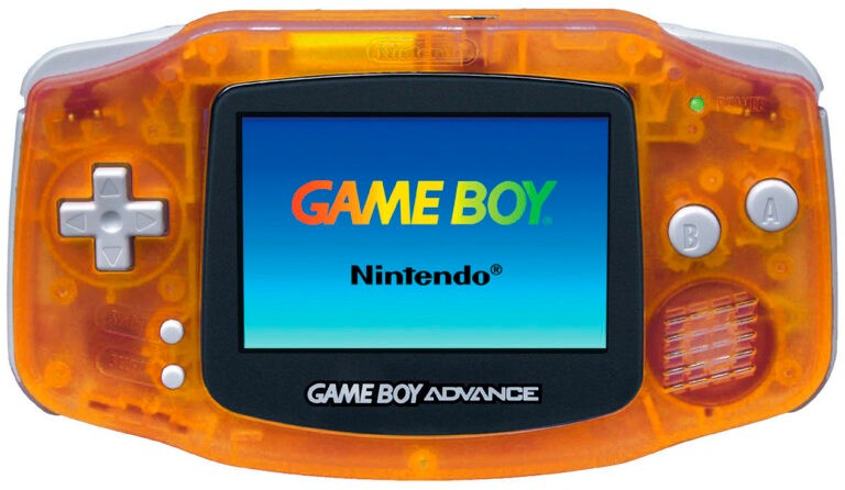 ゲームボーイアドバンス クリアオレンジ＆クリアブラック ダイエー限定モデル