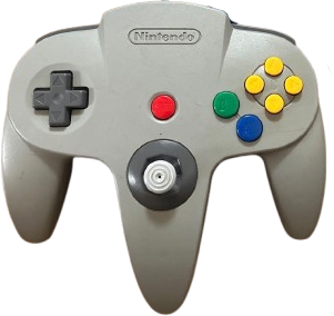 NINTENDO64 コントローラ ブロス (グレー)