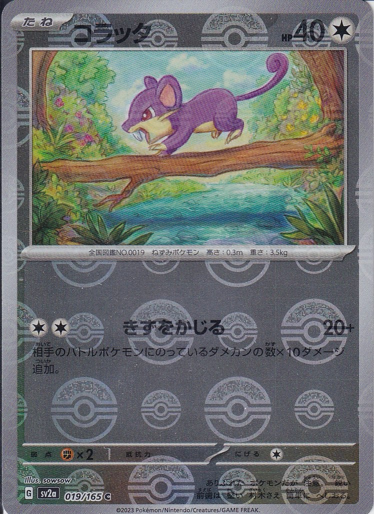 コラッタ [C_019/165_SV2a] (モンスターボール)