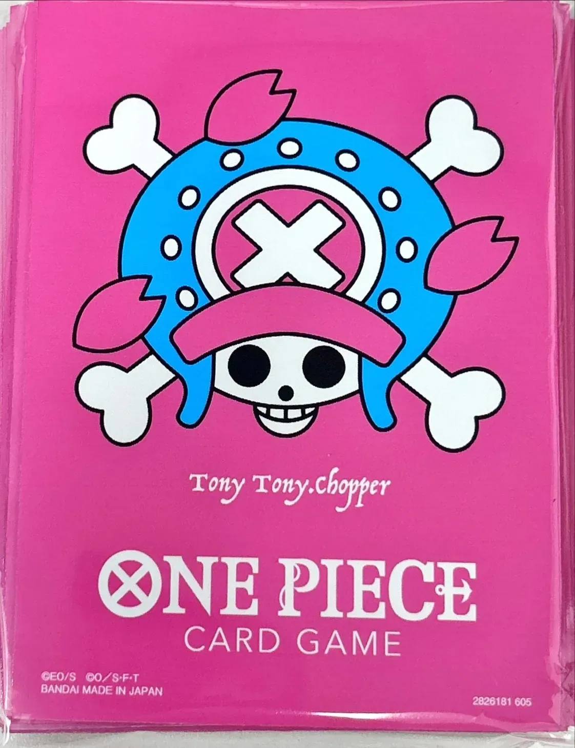 ワンピース　スリーブ　トニートニー・チョッパー　海賊旗　未使用品 スリーブ】トニートニー・チョッパー/70枚(海賊旗/リミテッドカード