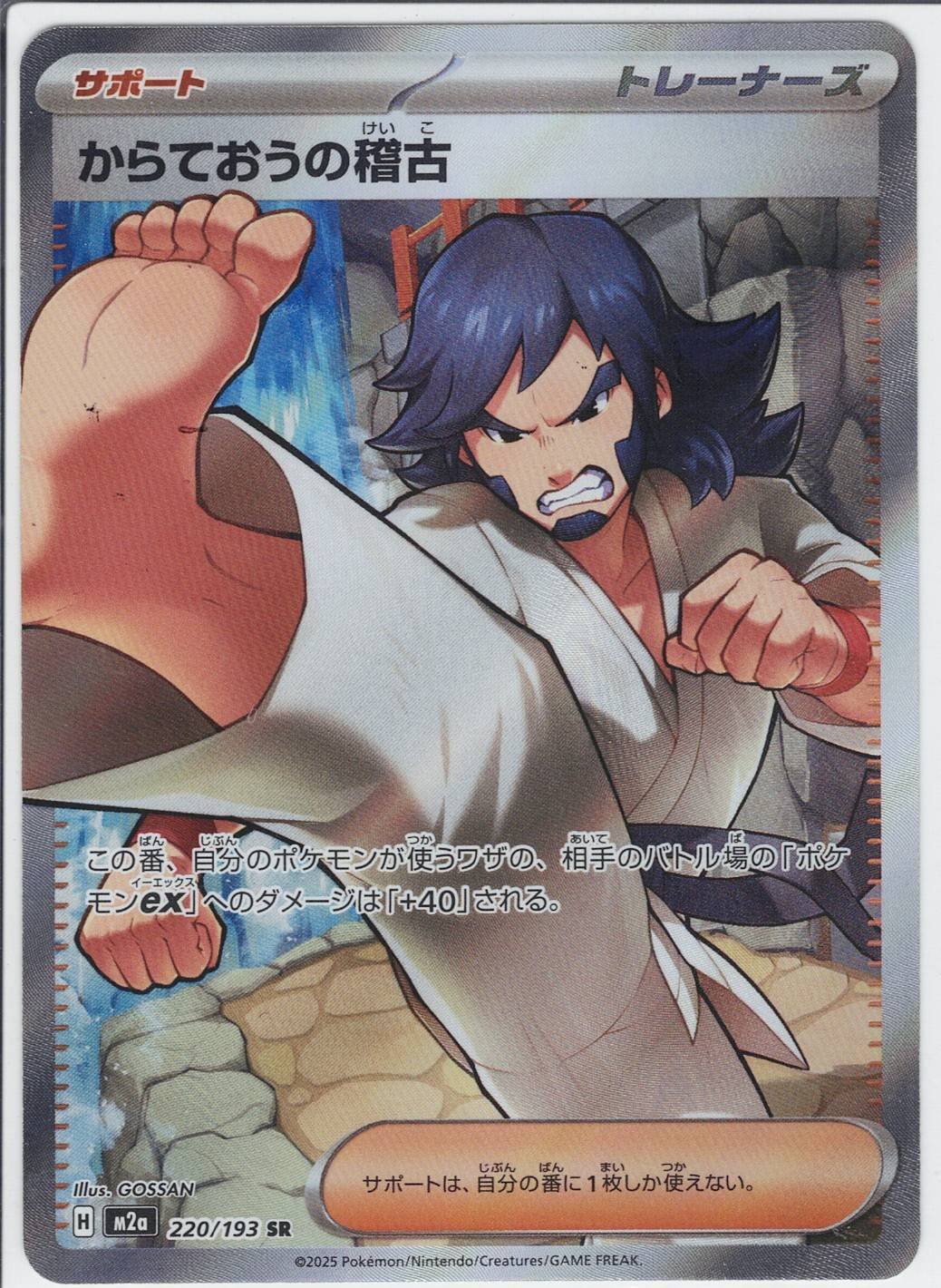 からておうの稽古