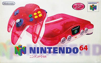 NINTENDO64 クリアレッド