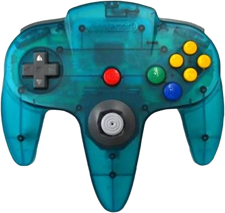 NINTENDO64 コントローラ ブロス (クリアブルー)