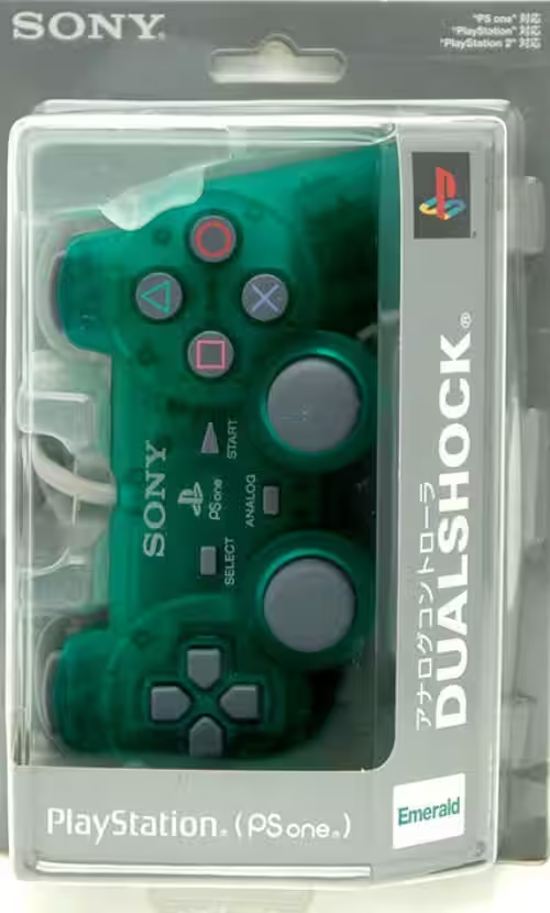 DUALSHOCK アナログコントローラー PS One用 エメラルド