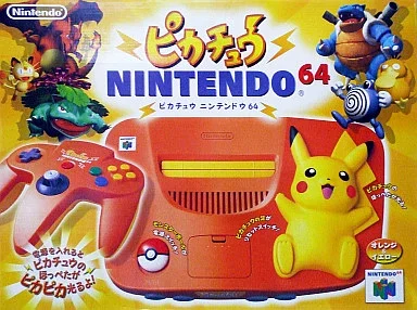 NINTENDO64 ピカチュウ オレンジ&イエロー