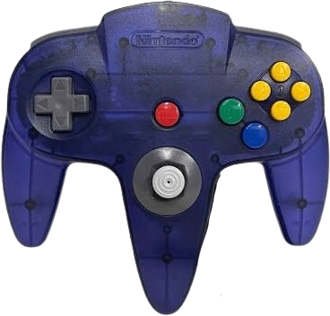 NINTENDO64 コントローラ ブロス (ミッドナイトブルー)