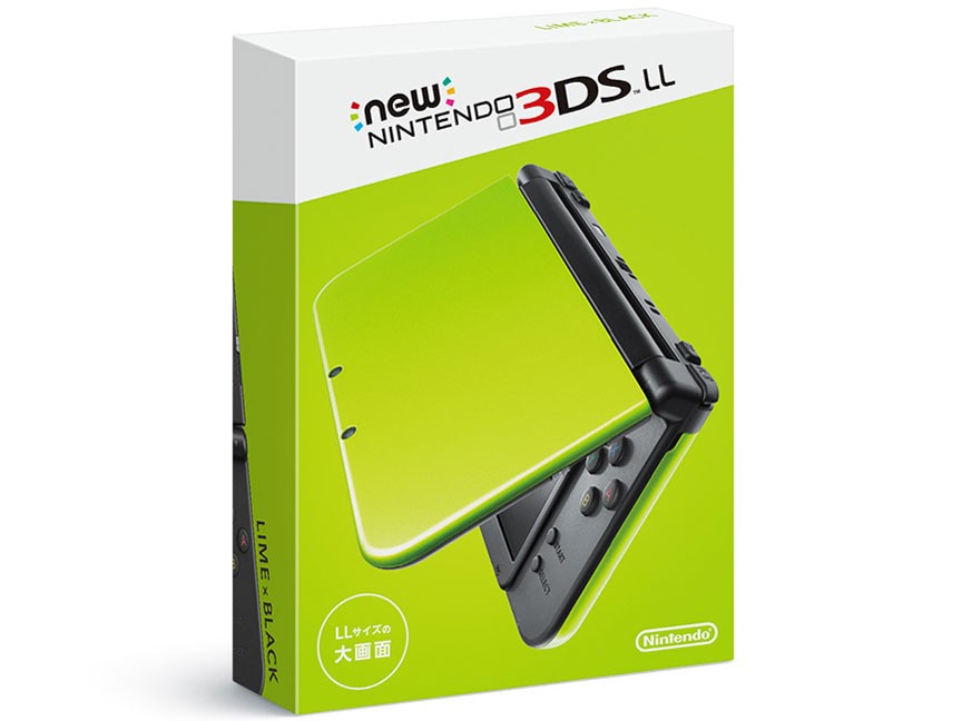 Newニンテンドー3DS LLライム×ブラック
