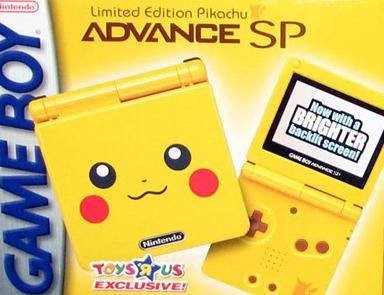 北米版 ゲームボーイアドバンスSP ピカチュウ