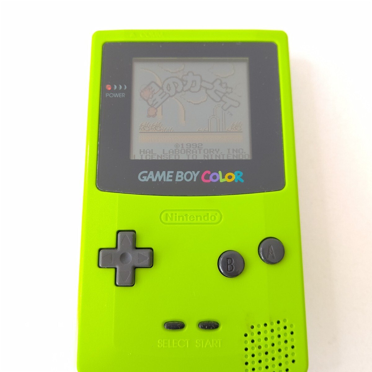 ゲームボーイカラー ライトグリーン