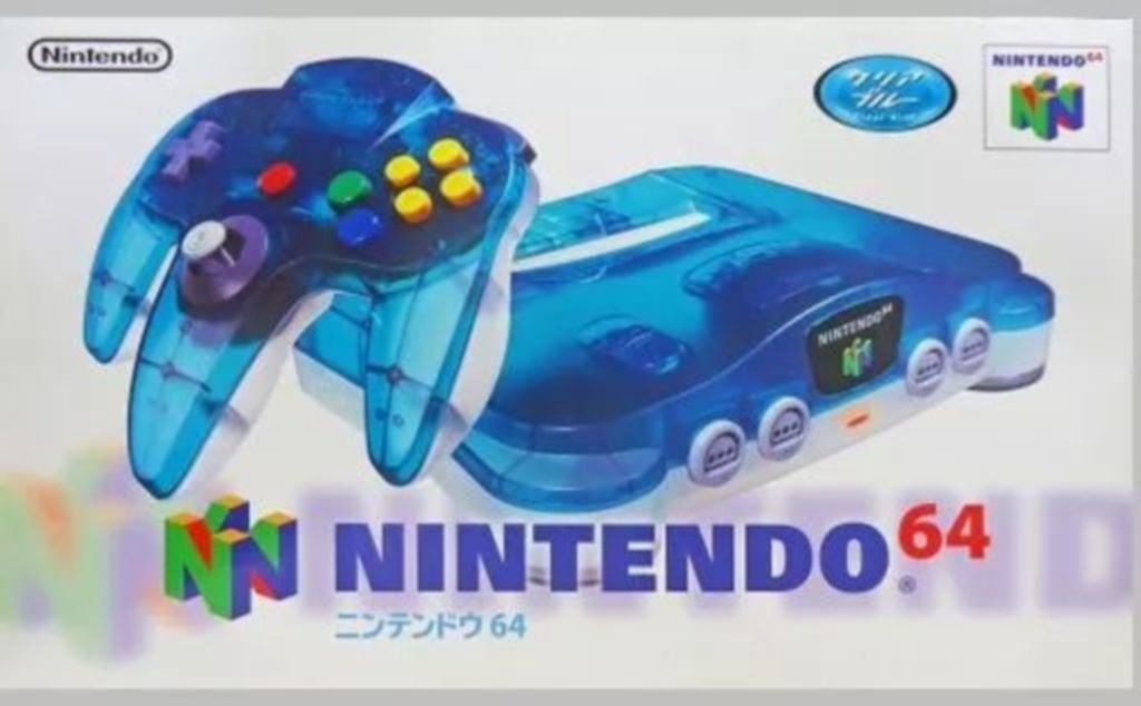 NINTENDO64 クリアブルー