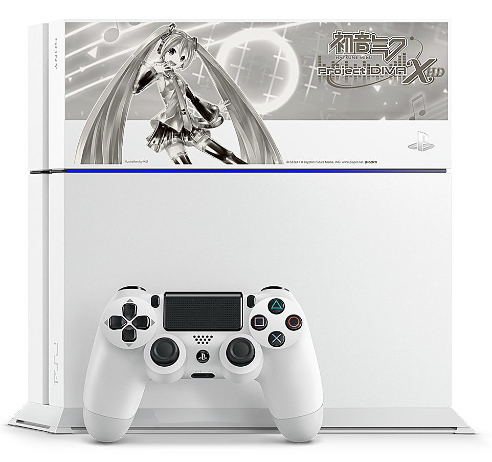 PlayStation4 初音ミク -Project DIVA- スペシャルパック Project DIVA X HD ver. グレイシャー・ホワイト 500GB
