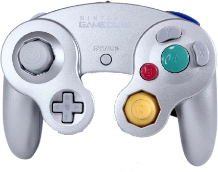 ゲームキューブ コントローラ シルバー
