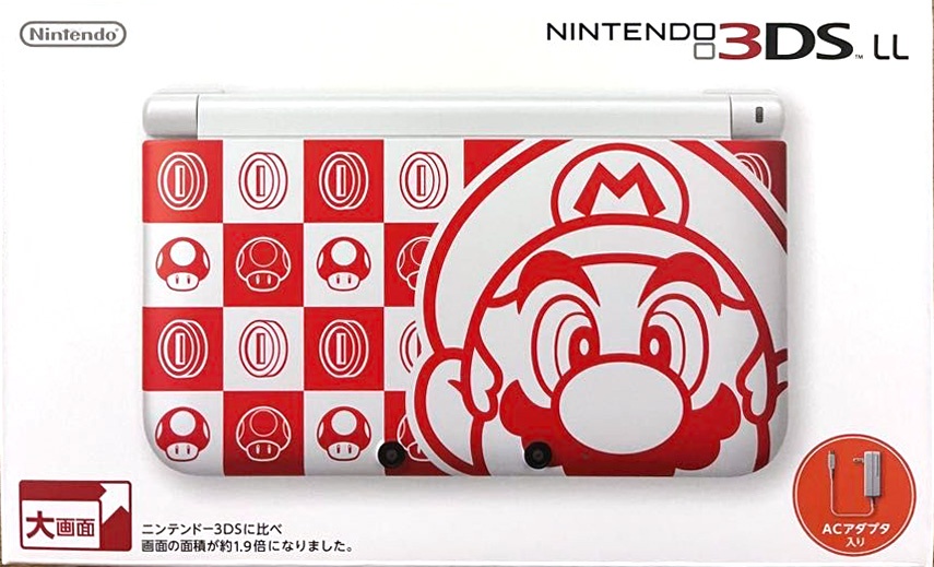 ニンテンドー3DSLL マリオホワイト