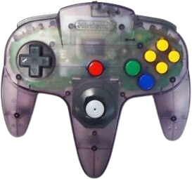 NINTENDO64 コントローラ ブロス (クリアパープル)