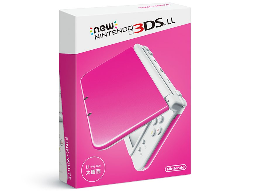Newニンテンドー3DS LLピンク×ホワイト