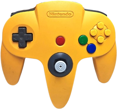 NINTENDO64 コントローラ ブロス (イエロー)