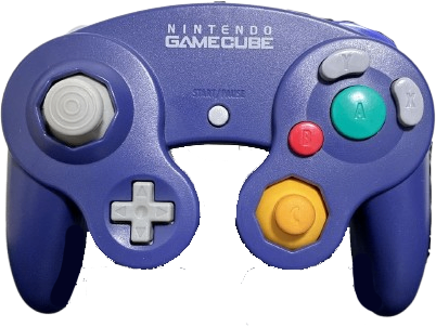 ゲームキューブ コントローラ バイオレット